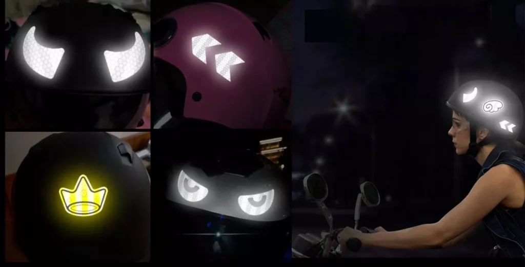 Reflective Helmet Stickers
